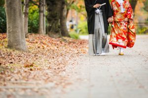 紅葉のシーズンに前撮り撮影～ベストな時期や大阪のおすすめスポット～