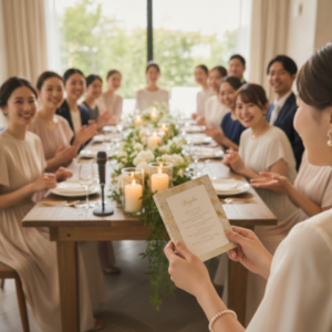 【2026年】司会者は必要？少人数結婚式(10〜30名)進行とプログラム例