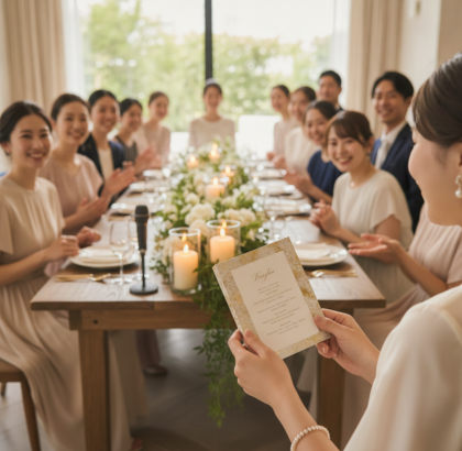 司会者は必要？少人数結婚式（10〜30名）の進行とプログラム例 アイキャッチ
